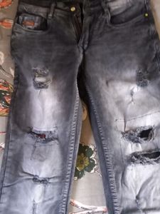 I Sale Like New Charcoal Colour Funky Pant