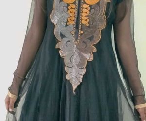 Elegant Black Ethnic Gown