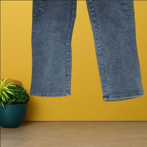 women grey Denim Cargo jeans size 24 (O-16)