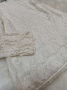 🖤🤍Lace Collar Top🤍🖤