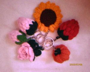 HANDMADE CROCHET KEYCHAINS 🧶
