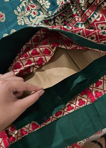 Banarasi Lehanga With Padded Blouse &amp; Heavy Duppat