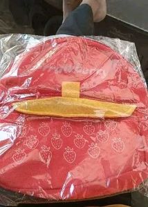 Strawberry Print Backpack