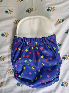 Cloth Diapers for Babies Reusable 2 Nos