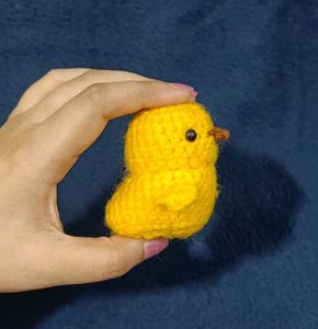 🐥 Crocheted Yellow Baby Chick