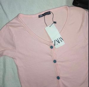 Zara Pink Top