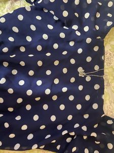 Dotted Crop Top
