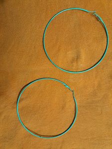 Set Of 2 Pairs Hoop Earrings Gold And Silver