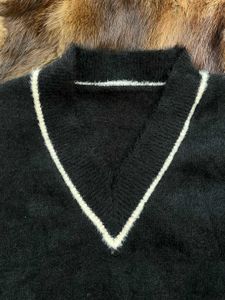 Cozy Black Knit Top &amp; Shorts Set