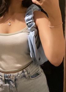 Blue Shoulder Bag