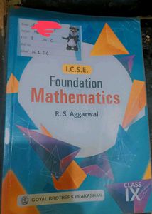 ICSE Foundation Mathematics - Class IX