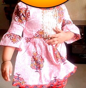 1 Time Used 12 _18 Month Baby Kurta Dhoti Set
