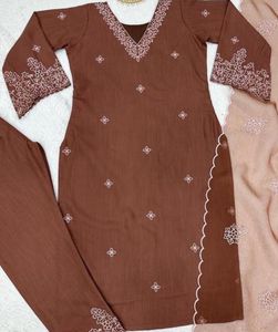 Elegant Brown Kurta Set