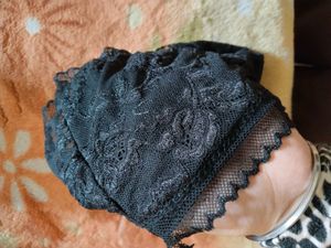 Black Lace Bandeau Bra