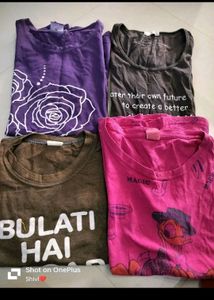 Combo Pack Of 4 Tshirt