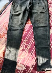 Distressed Denim Jeans