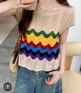Pinterest Crochet Multicolored Layer Top A