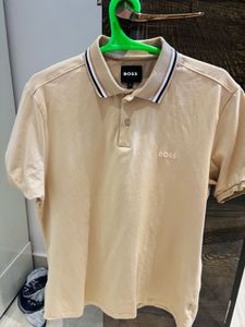 BOSS Beige Polo Shirt