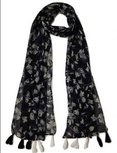 Floral Print Scarf Set