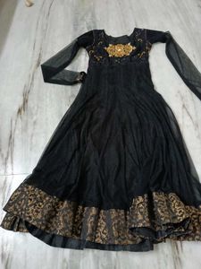 Elegant Black Ethnic Gown