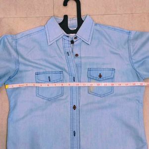 🛍️ Light Blue Denim Shirt ⭐⭐⭐⭐