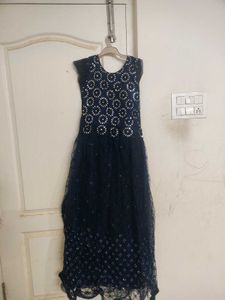 Elegant Navy Blue Dress &#34;L &#34;Size