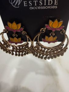 Westside Lotus Drop Earrings
