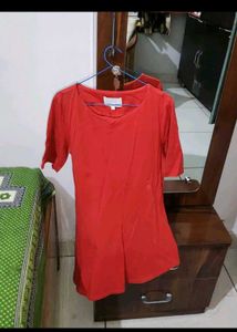 Red Casual Top