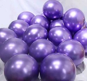 Purple Metalic Balloons