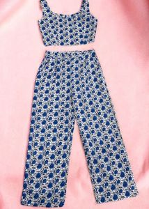 Blue & White Coord Set