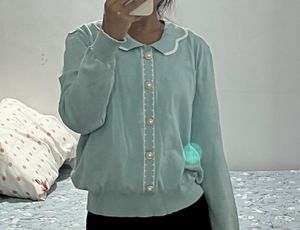 Pretty Pearl Button Top