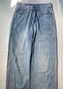 Light Wash Wide Leg Jeans