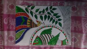 SNOW WHITE,PIKACHU,BOHO PAINTING AND MADHUBANI PAINTING