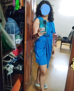 Blue dress