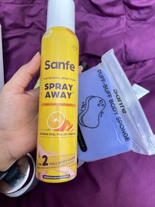 Sanfe Hair Removal Spray Foam With Sponge