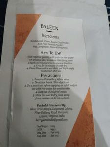 BALEEN Bikini Wax Powder - Ubtan &amp; Sandalwood