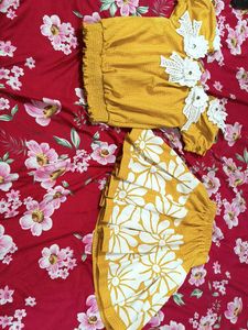skirt Top with pajami