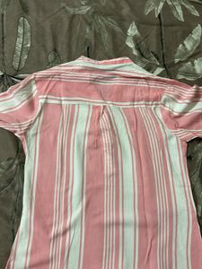 Striped Button-Up Top