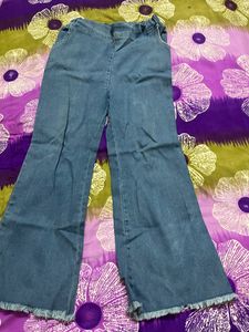 Flared Blue Jeans