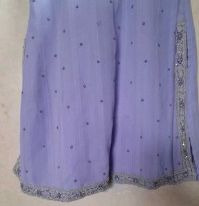Elegant Lavender Kurta Set