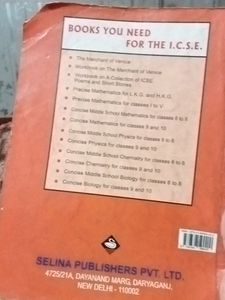 Selina Concise Chemistry, Class 9th, Icse