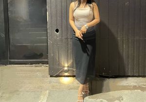 Double Layer Ombre Designer Party Dress