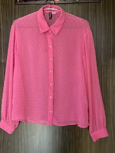 Pink Shirt Top