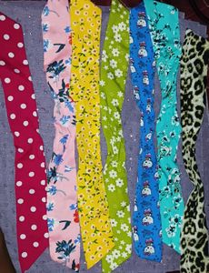 Colorful Handmade Scrunchie Bundle Set 7
