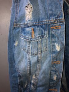 Ripped Denim Jacket