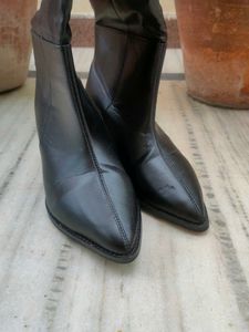 Black Knee High Boots