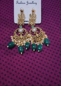 Green Earrings