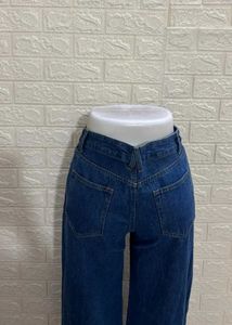 Wide Leg Denim Jeans