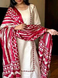 PREMIUM Womens Cotton Straight Kurti with Pant 😍