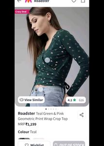 Roadster Wrap Crop Top
